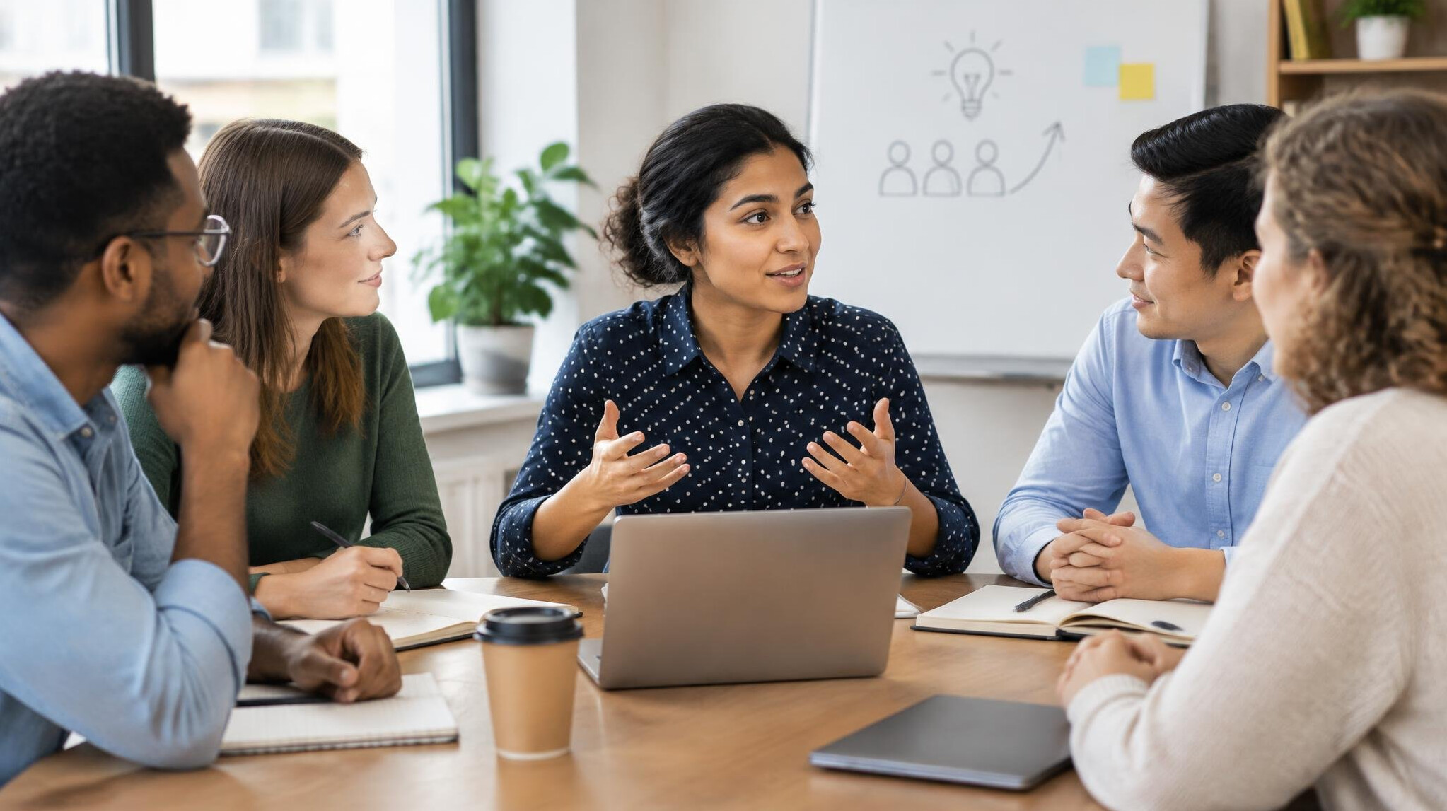 group discussion in meeting